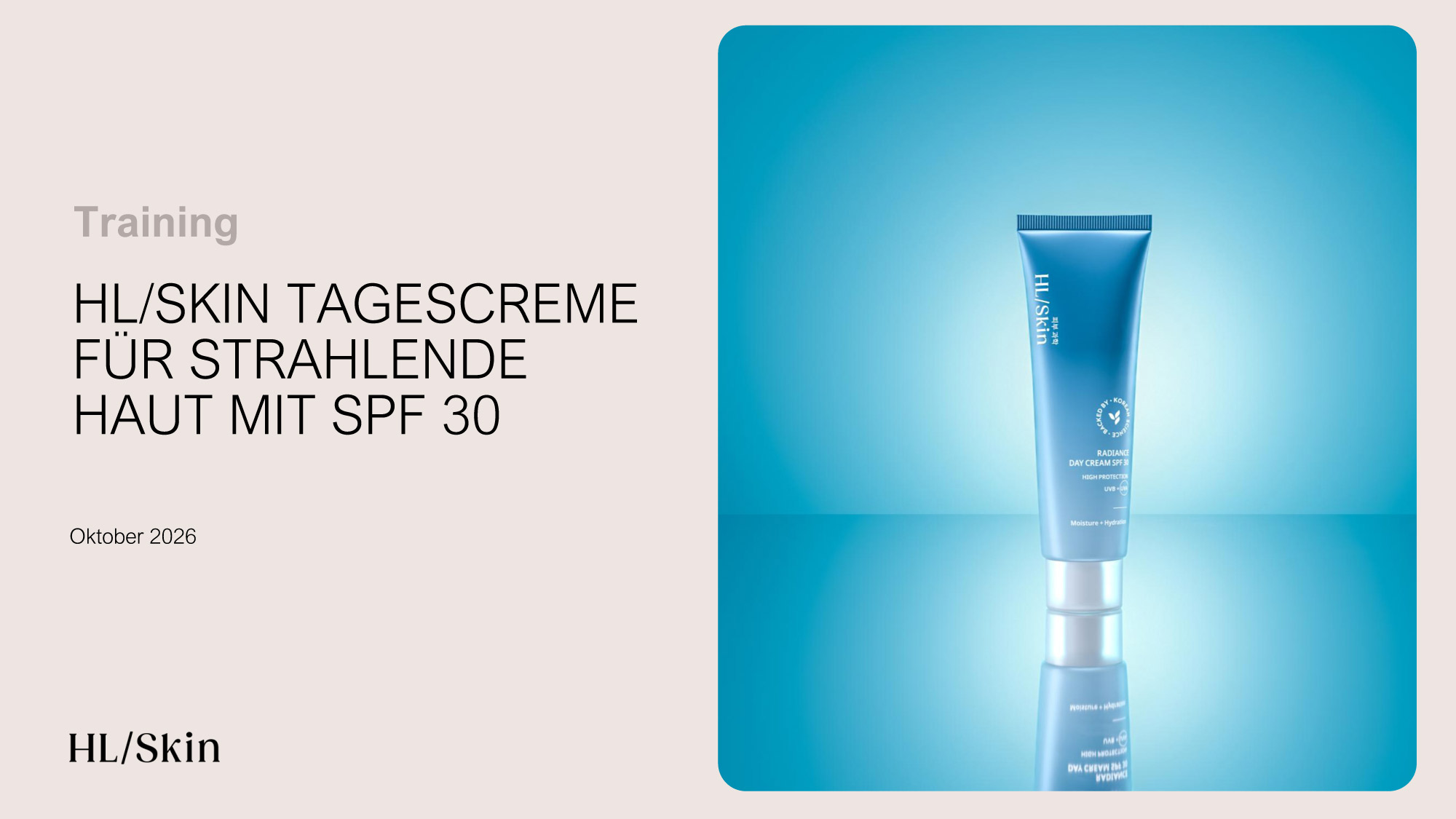 HL/Skin Tagescreme für strahlende Haut SPF 30 (ref: 538K)